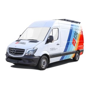 Dodge Sprinter Van (2007-Current) Slimline II 1/2 Roof Rack Kit