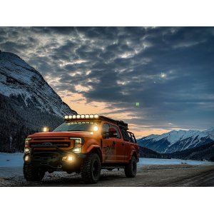 Ford F-250 Super Duty, Crew Cab (1999-Current) Slimline II Roof Rack Kit / Tall