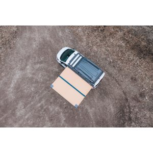 ARB BLK ALUM AWN W/LIGHT 3000 3M BLACK ED W/ LIGHT