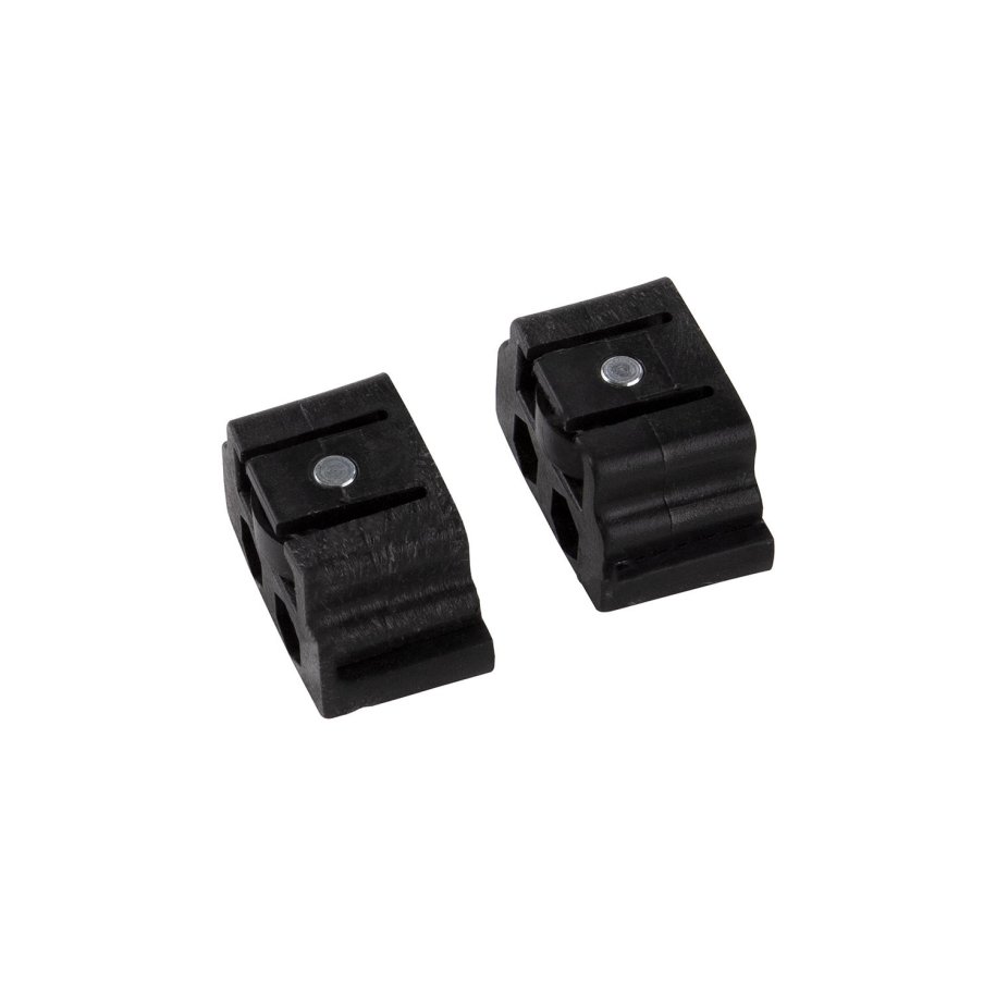 SET OF 2 ROLLER FLOOR STOPS