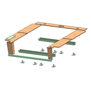 R/DRW FLOOR KIT COMPL RANGER DC 2022 ON - WITH TUBLINER