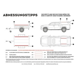 Truck Canopy or Trailer with OEM Track Slimline II Rack Kit / 1255mm(W) X 1156mm(L)
