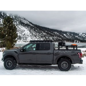 Ford F-150 Crew Cab (2009-Current) Slimline II Roof Rack Kit / Low Profile