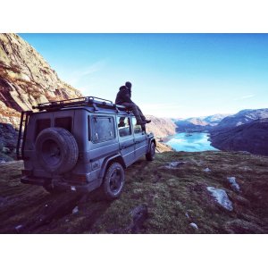 Mercedes-Benz Gelandewagen G Class (1990-2018) Slimline II Roof Rack Kit / Tall