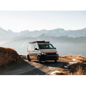 Volkswagen T6/T6.1 Caravelle Transporter LWB (2015-Current) Slimline II Roof Rack Kit
