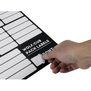 Wolf Pack Pro/Cub Pack Campsite Organizing Labels