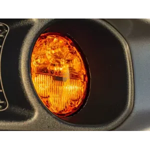 JL JK WRANGLER QUATRO FOG MOUNTS 1 PIECE BUMPER.