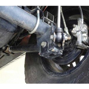 Rear shock relocation kit JKS