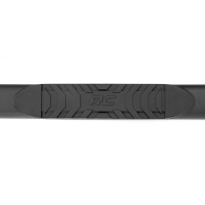 Oval nerf steps black Rough Country Crew Cab