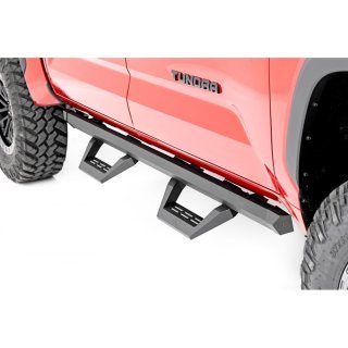 Side steps adjustable aluminium Rough Country SRX2 Crew Cab
