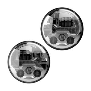 Headlights LED chorme front 7" JW Speaker 8700 Evo 3