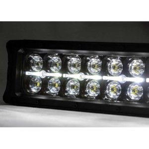 LED light bar 54" dual row curved white DRL spot/flood Rough Country Black Series