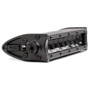 LED light bars 8" single row spot Rough Country Black Series
