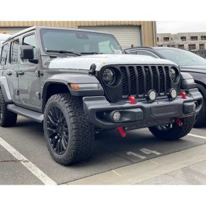 Front steel bumper full coverage with high bull bar OFD
