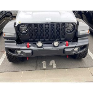 Front steel bumper full coverage with high bull bar OFD