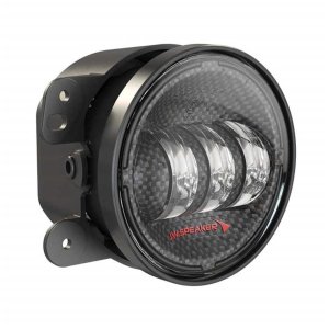 LED fog lights round carbon 4" JW Speaker 6145 J2 Series
