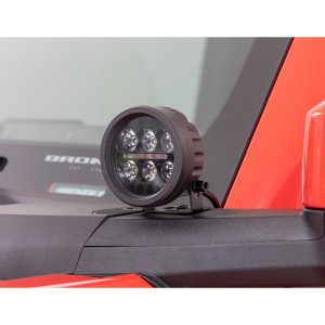 LED lights 3,5" round Amber DRL Rough Country Black Series