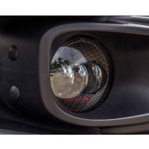 LED fog lights round carbon 4" JW Speaker 6145 J2 Series