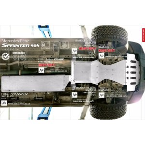 Aluminium Fuel Tank Skid Plate Heavy Duty MAER