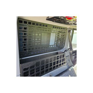 Left internal MOLLE panel Bison Gear Utility Wagon