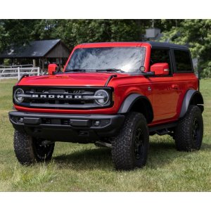 LED lights 3,5" round Amber DRL Rough Country Black Series