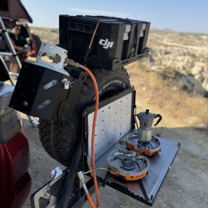Spare wheel tray Bison Gear