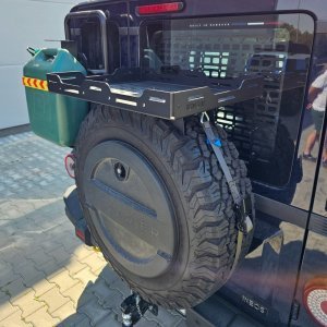 Spare wheel tray Bison Gear