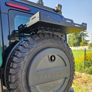Spare wheel tray Bison Gear