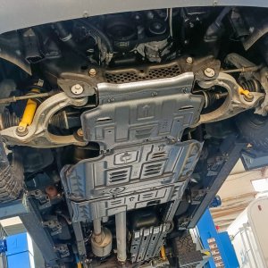 Steel skid plate system OFD