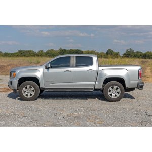 Running boards aluminum Rough Country HD2 Crew Cab
