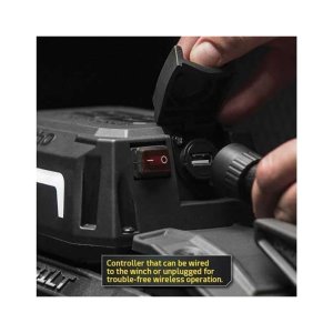 Winch with synthetic rope and wireless remote 10000 lbs Smittybilt X20 GEN3
