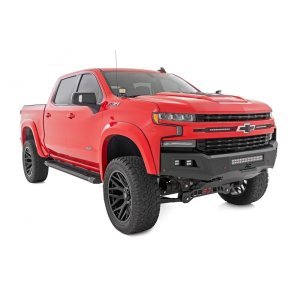 Running boards aluminum Rough Country HD2 Crew Cab