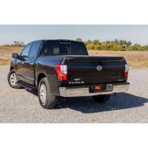 Running boards aluminum Rough Country HD2 Crew Cab