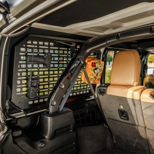 Left internal MOLLE panel Bison Gear