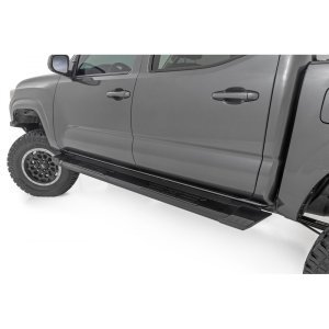 Running boards aluminum Rough Country HD2 Double Cab