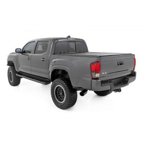 Running boards aluminum Rough Country HD2 Double Cab
