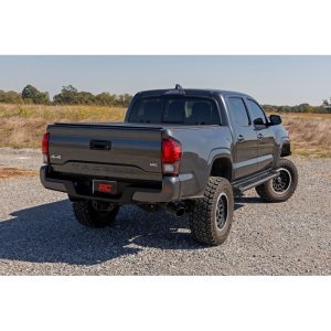 Running boards aluminum Rough Country HD2 Double Cab