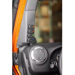 A-pillar Switch Pod Rugged Ridge JK 07-10