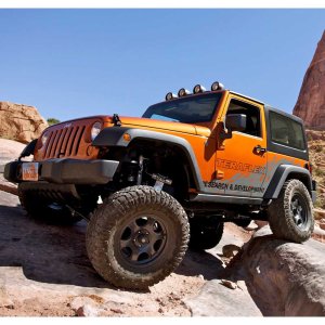 Suspension kit with VSS 9550 Twin-Tube shocks TeraFlex Lift 3"