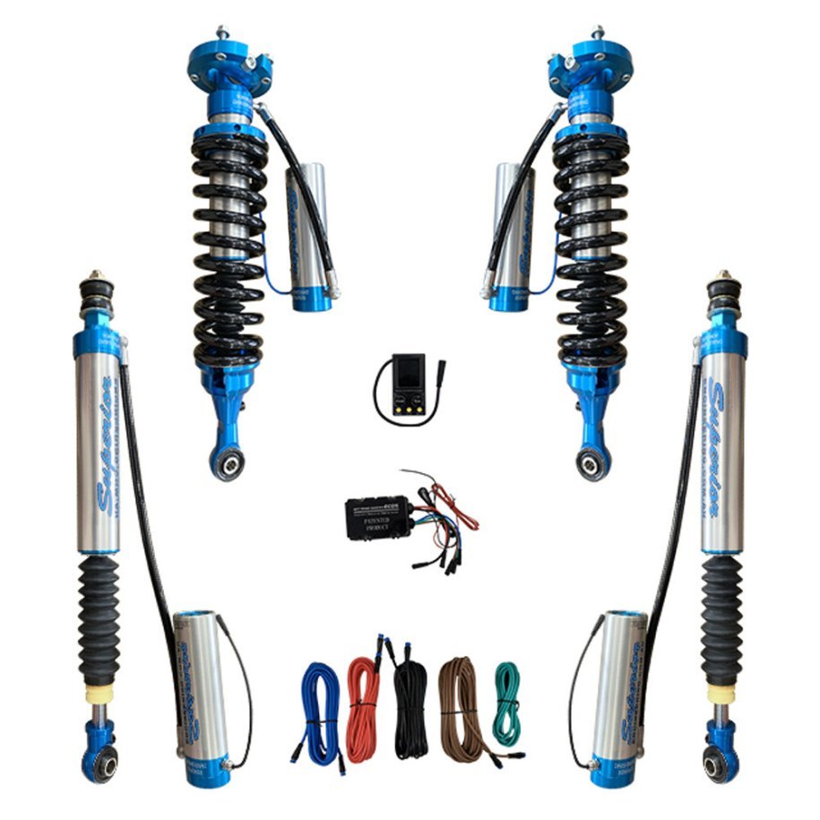 Shocks set Superior Engineering 2.5 Reservoir Remote Adjustable ECDS Lift 3"
