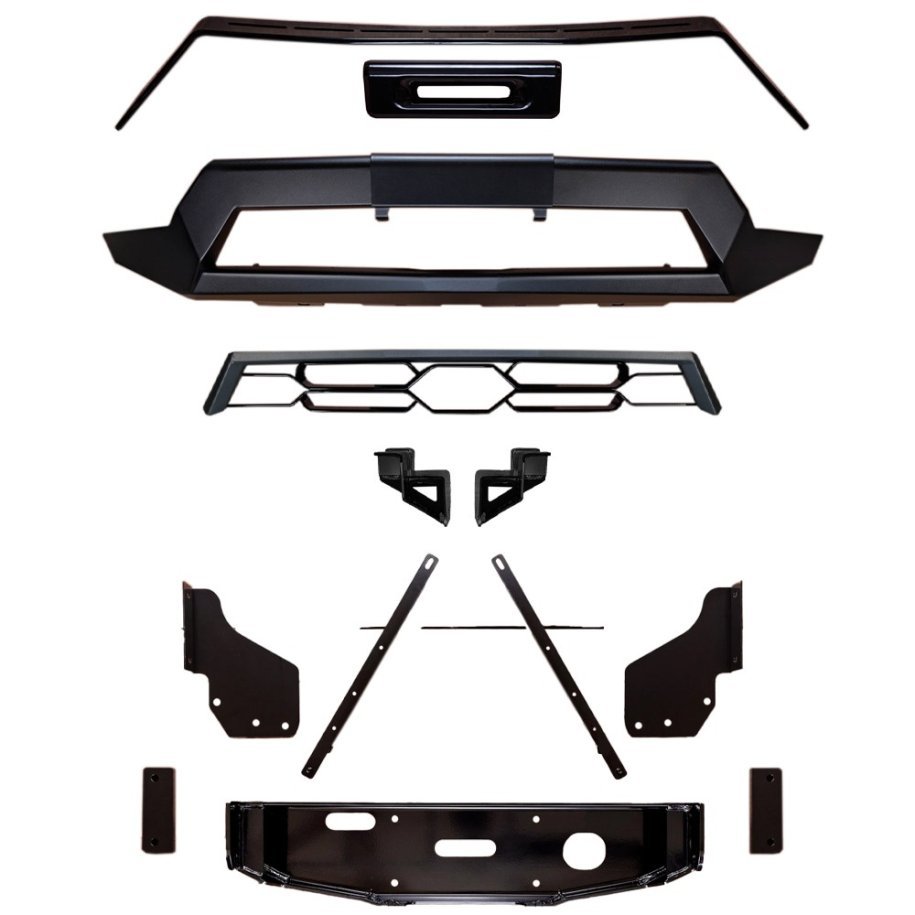 Front bumper with winch plate Chief Products Stealth Edition WK2 16-22