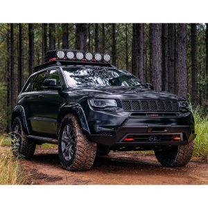 Front bumper with winch plate Chief Products Stealth Edition WK2 16-22