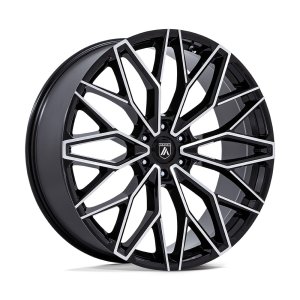Alloy wheel AB050 MOGUL 6 Gloss Black W/ Machined Face ASANTI