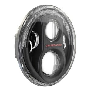 Headlights LED black front 7" JW Speaker 8700 Evolution J2 Series