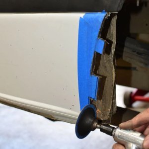 Fat tyre rear fender trim template Agile Offroad