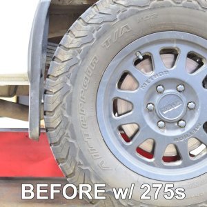 Fat tyre rear fender trim template Agile Offroad