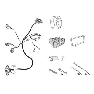Hitch receiver wiring harness 13 PIN HAK-SYSTEM