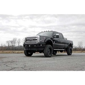 LED light bars 30" dual row for grille spot Rough Country Black Series