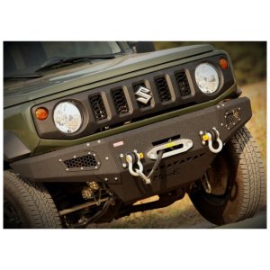 Front steel bumper with winch plate MorE 4x4