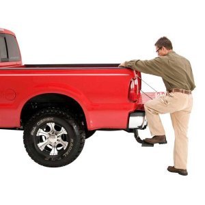 Retractable bumper step (double exhaust) RealTruck AMP